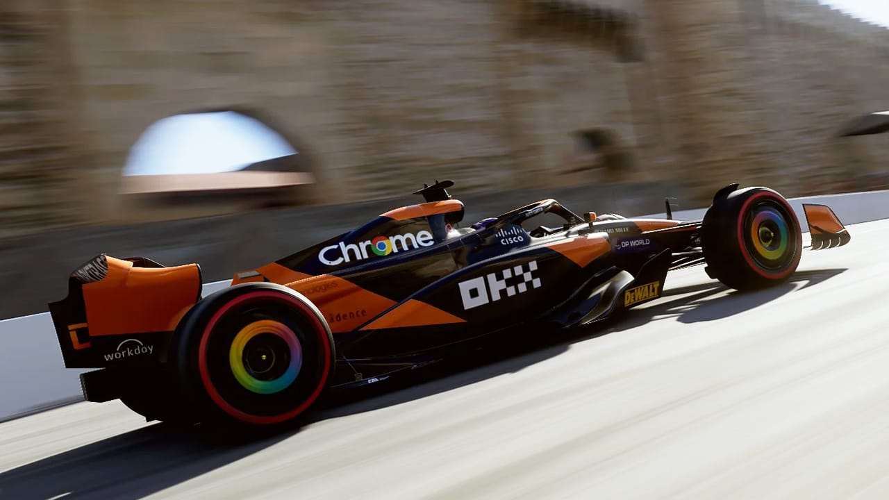 F1 25 Baku race screenshot - Beat Verstappen