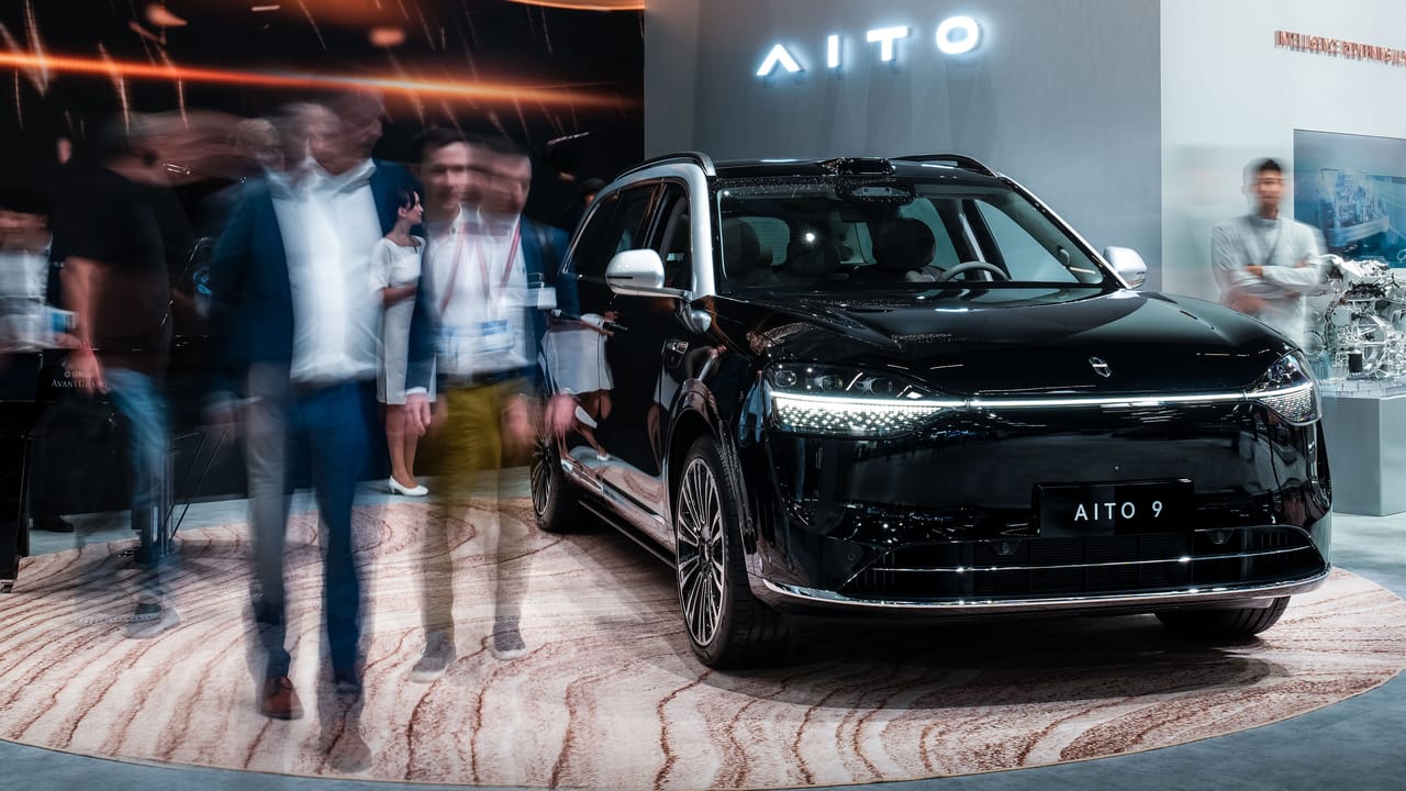 AITO luxury car showcasing advanced technology and design