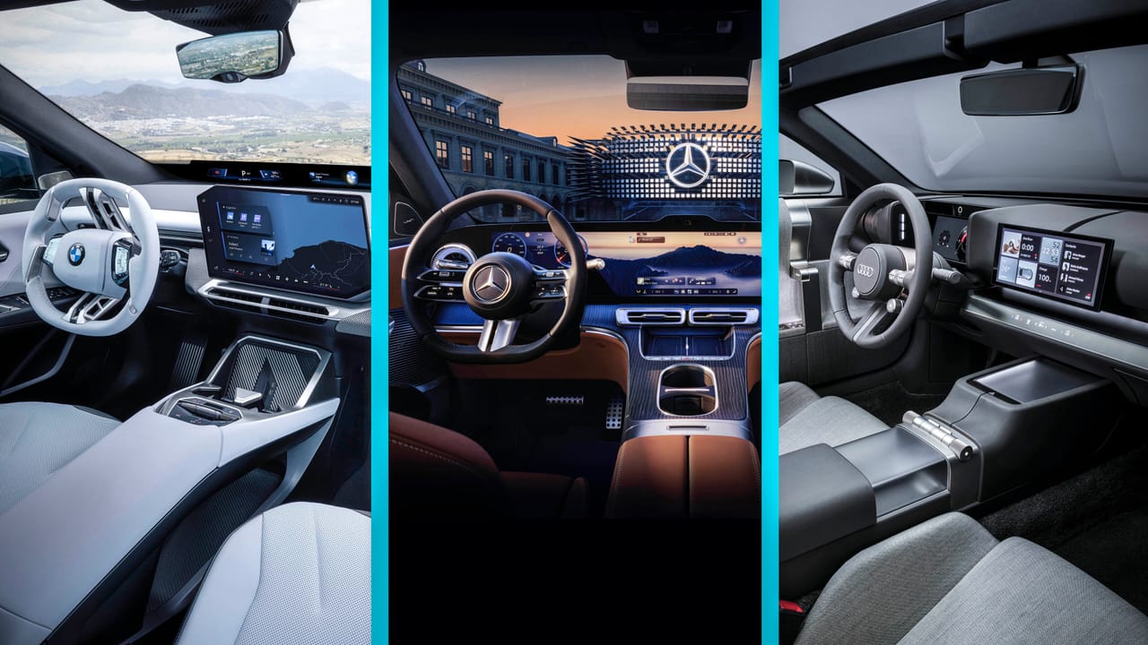 Audi BMW Mercedes future car interiors