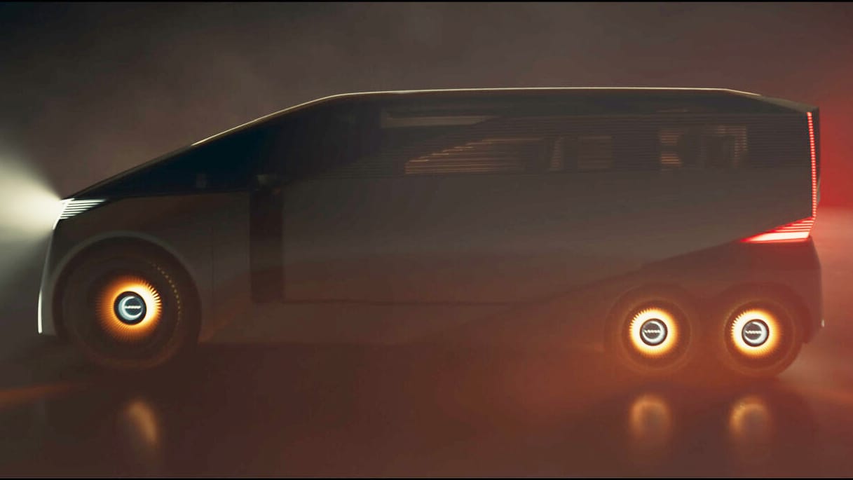 Lexus six-wheeled minivan concept