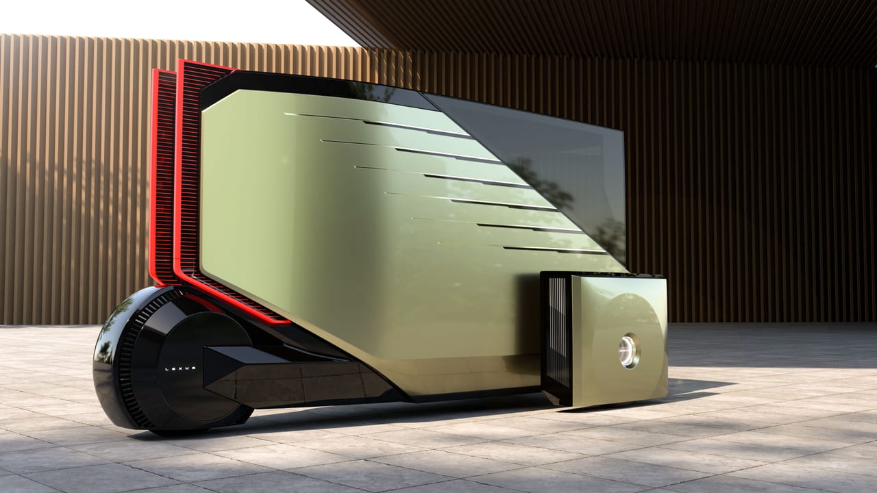 Lexus Micro LS Concept self-driving pod 2050