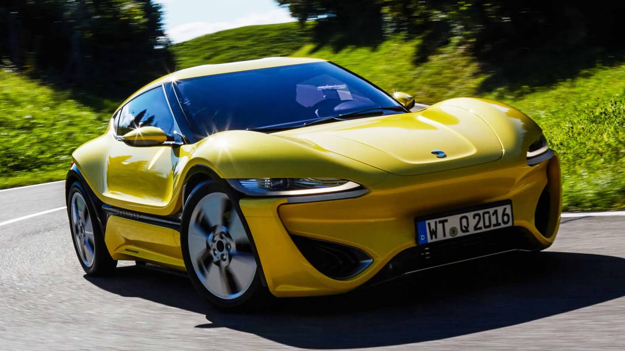 nanoFlowcell Quant battery-free electric car
