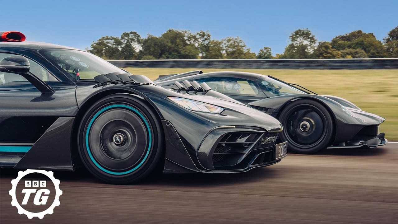 Mercedes-AMG One vs Aston Martin Valkyrie F1 Cars for the Road