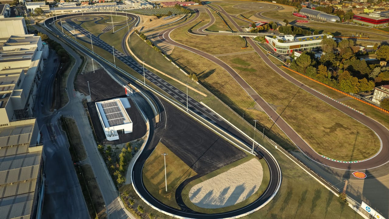 Ferrari e-Vortex test track 2024