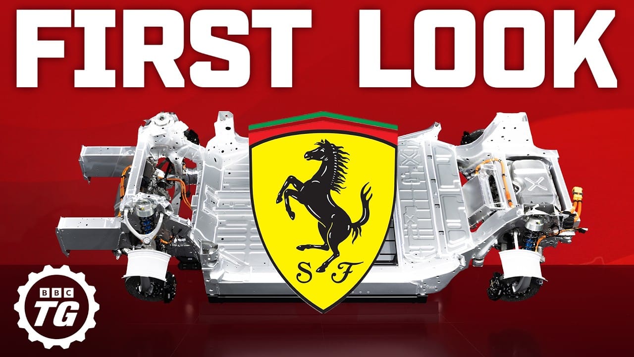 Ferrari Elettrica chassis and frame