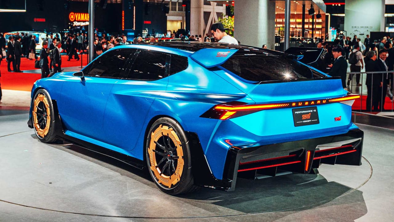 Futuristic car at 2025 Tokyo Motor Show