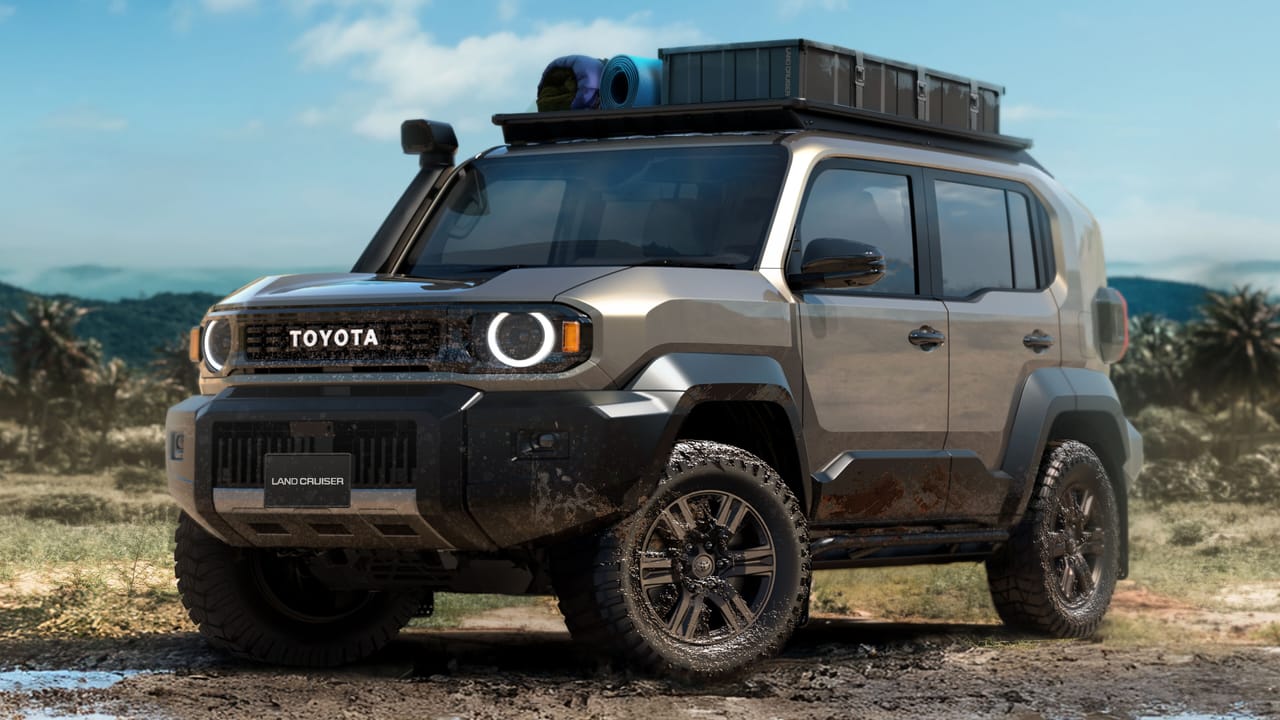 Baby Toyota Land Cruiser FJ compact off-roader