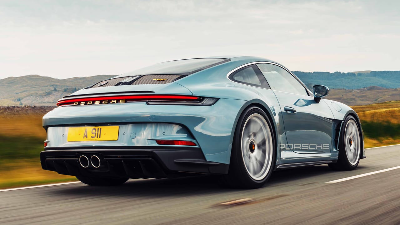 Porsche 911 S/T across Wales