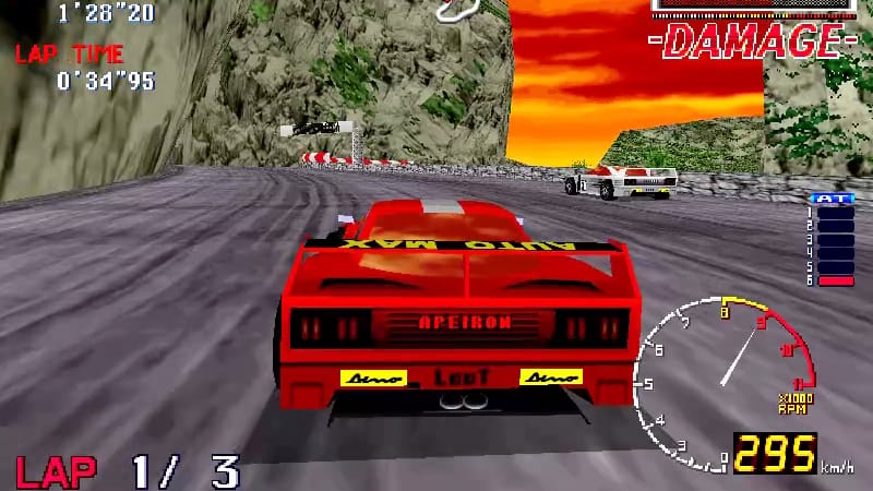 Super GT 24h arcade cabinet from 1996