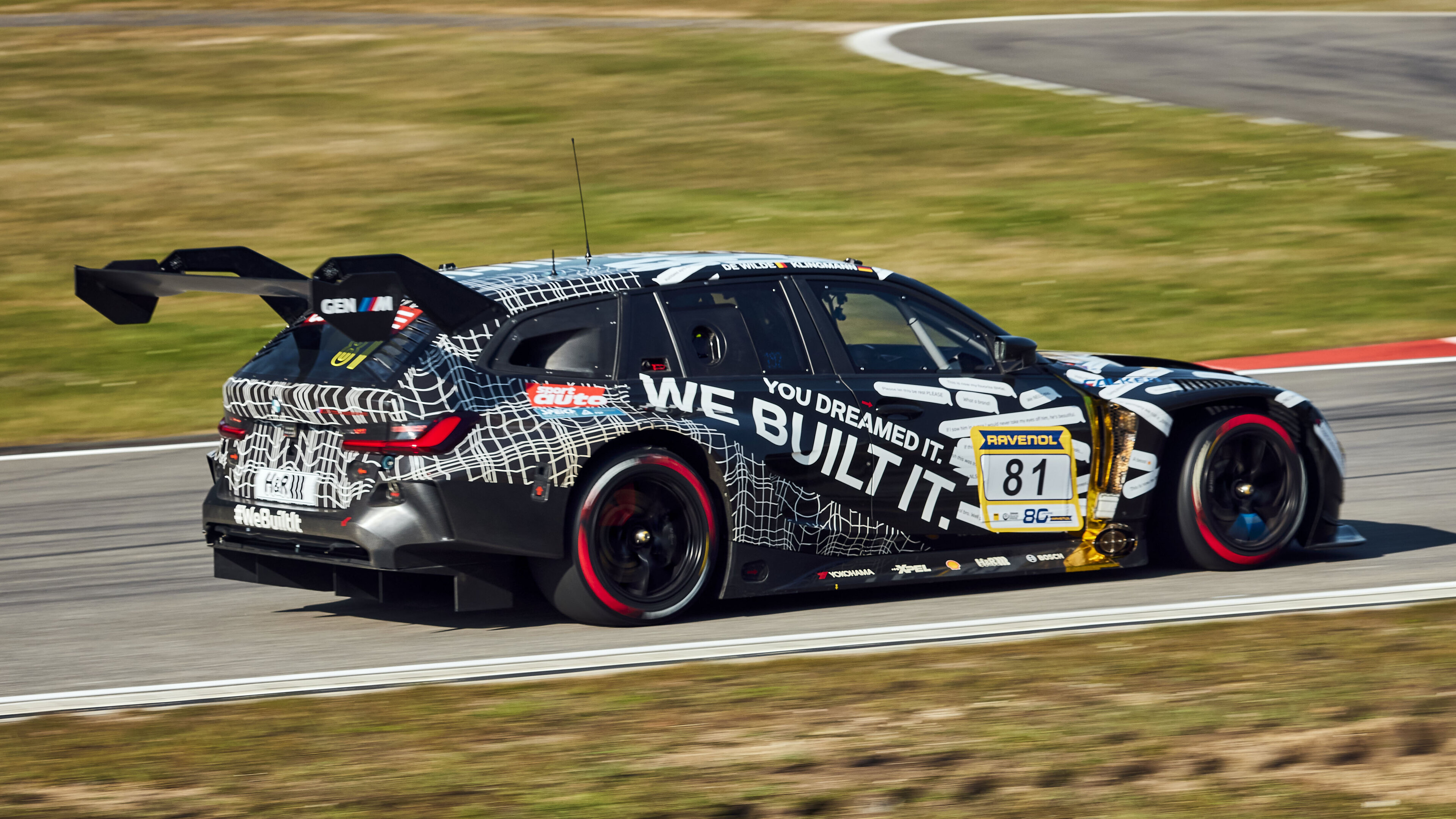 The BMW M3 Touring 24H finished first in the Nürburgring's SP-X