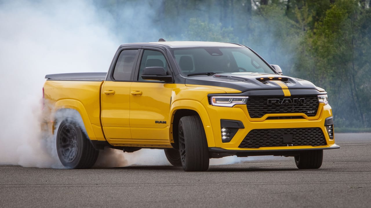 The world's fastest pick-up truck? Meet the 777bhp V8 Ram Rumble Bee SRT
