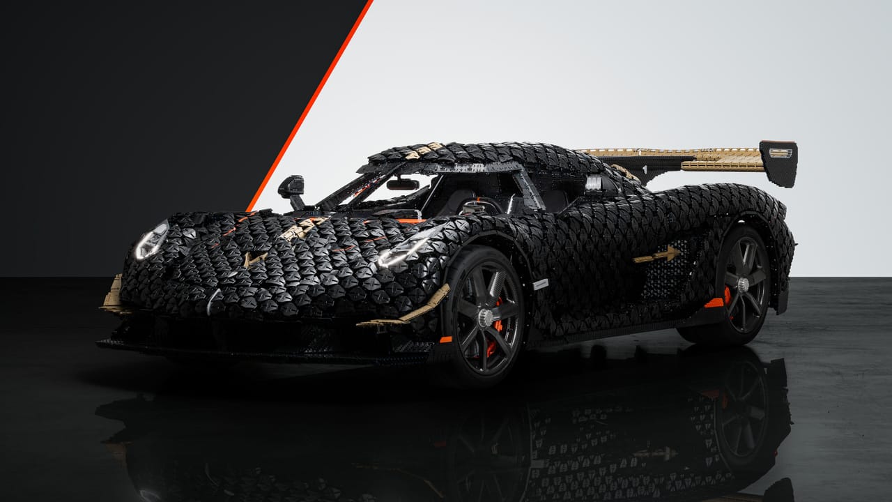 This is Lego's life-size, record-breaking, 69mph Koenigsegg Sadair's Spear