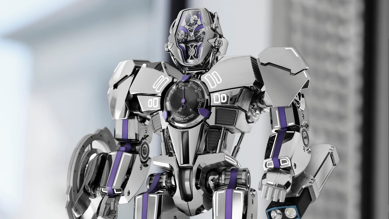 MB&amp;F's latest creation is an extraordinary watch with the face of an actual robot