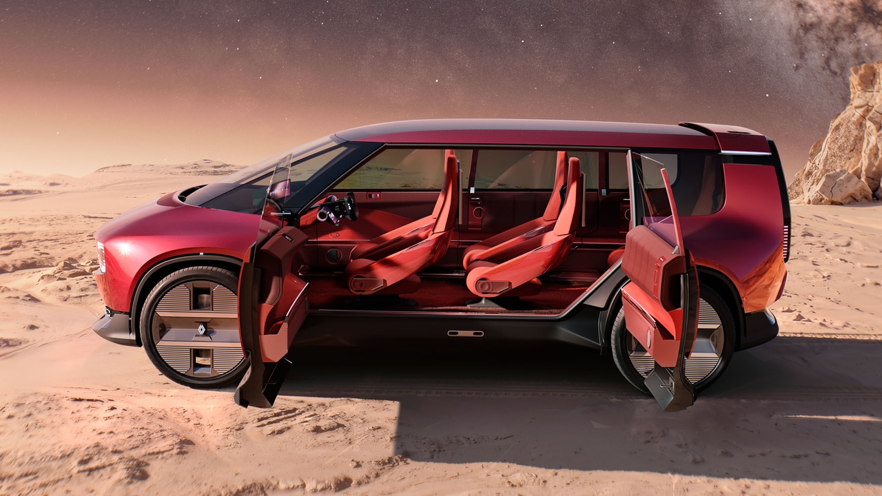 Renault considers E-space electric MPV concept at Paris Motor Show