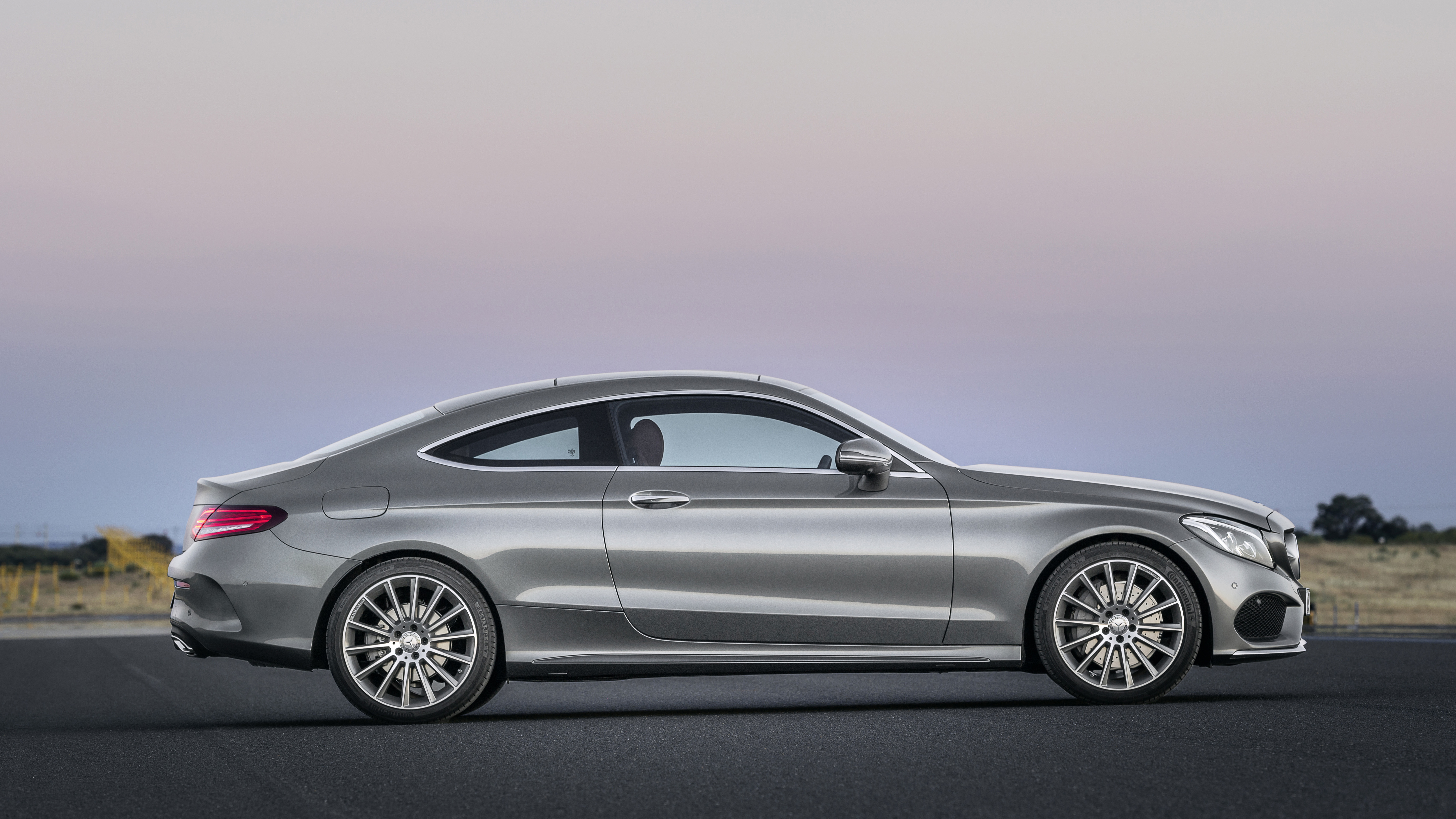 This is the brand new MercedesBenz CClass Coupe Top Gear