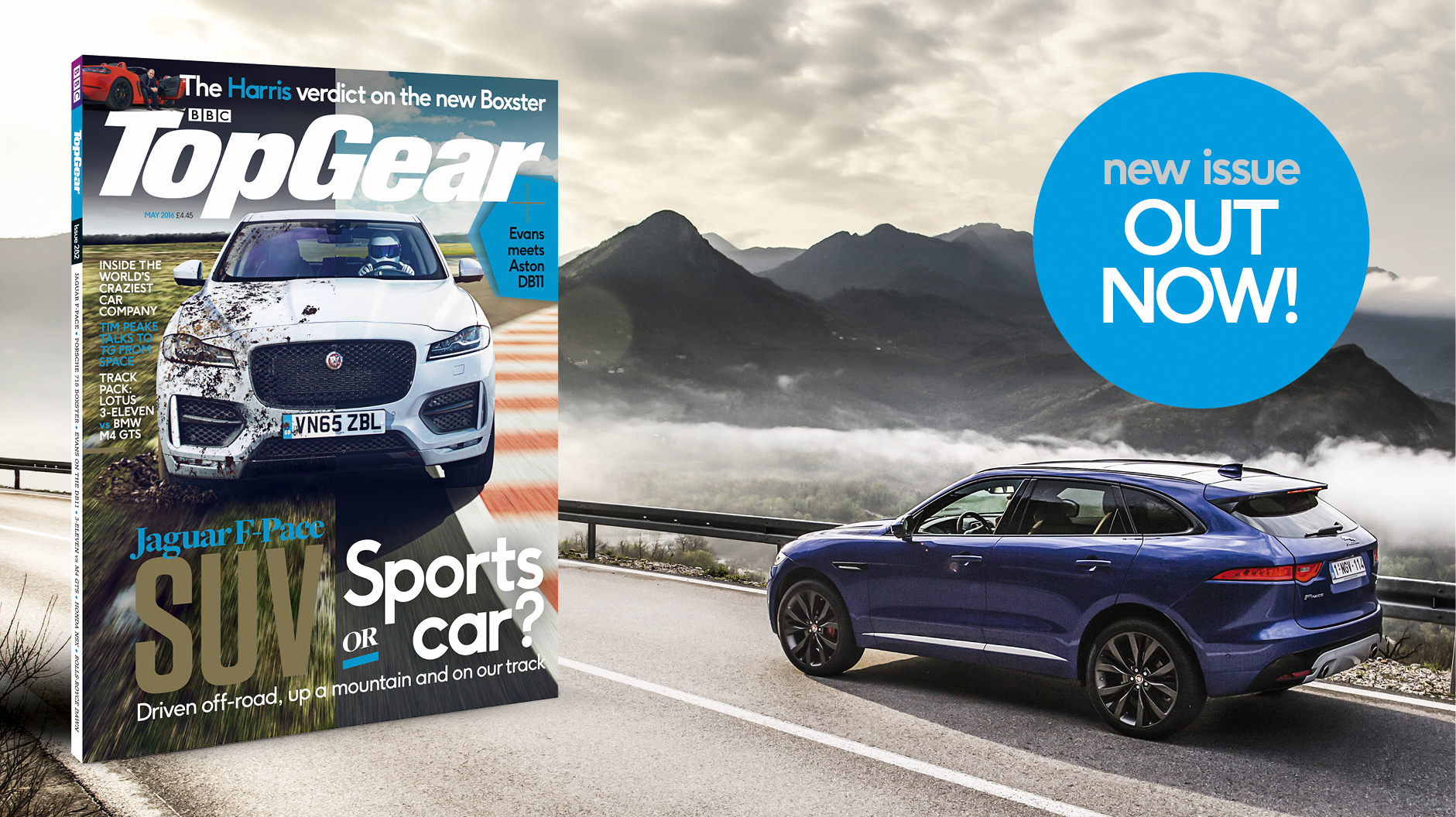 New Top Gear magazine the Jaguar F Pace s toughest test Top Gear