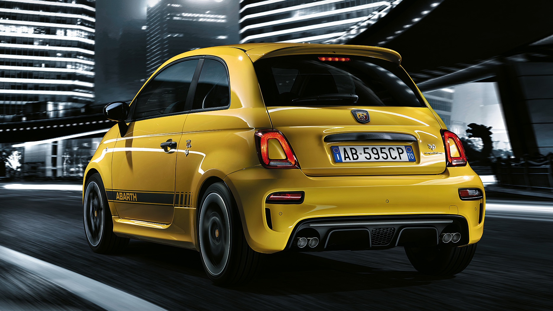 This is the new Abarth 595 hot hatchback