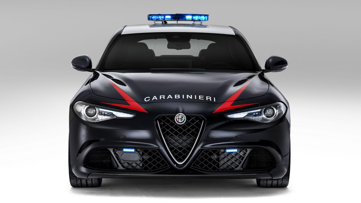 The Italian Police Have A 503bhp Alfa Giulia Qv Top Gear