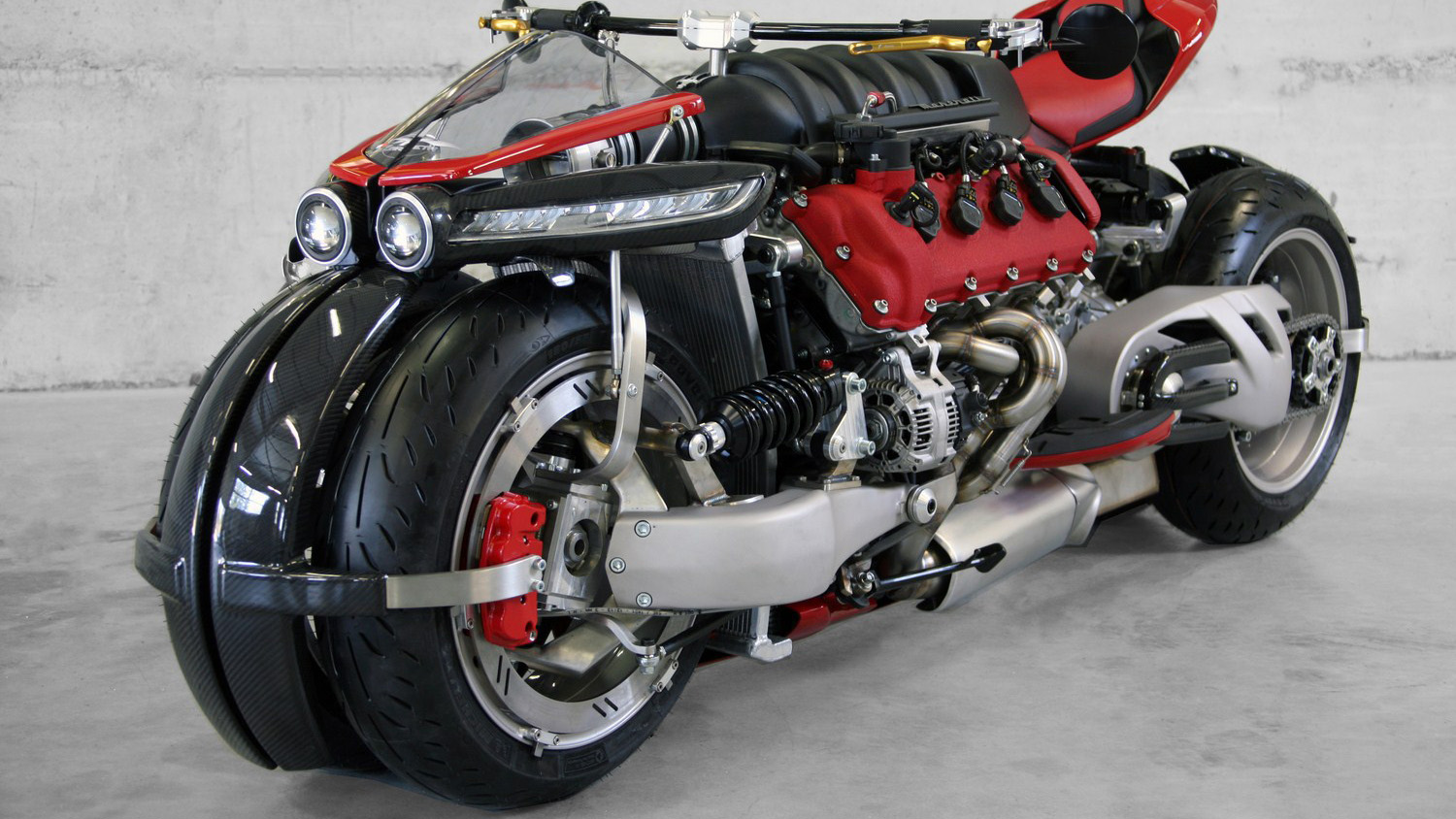 Video: would you ride this mad Maserati-engined motorbike?