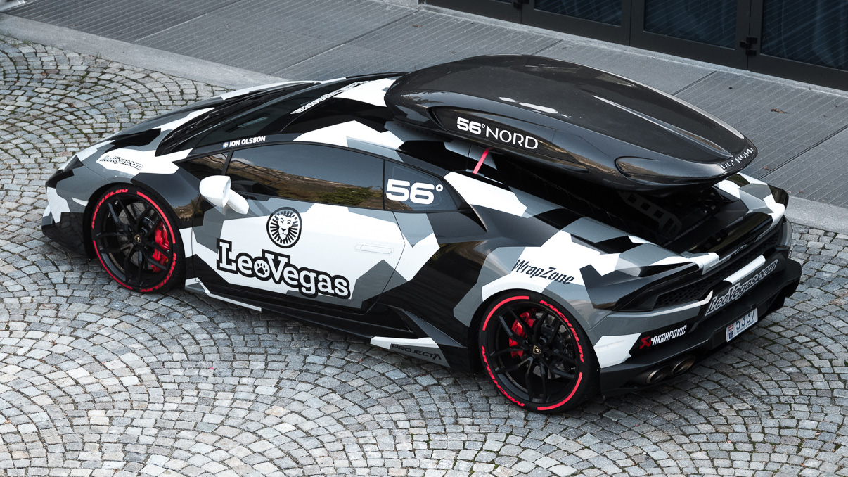 This is an 800bhp Lamborghini Huracan with a roof box | Top Gear