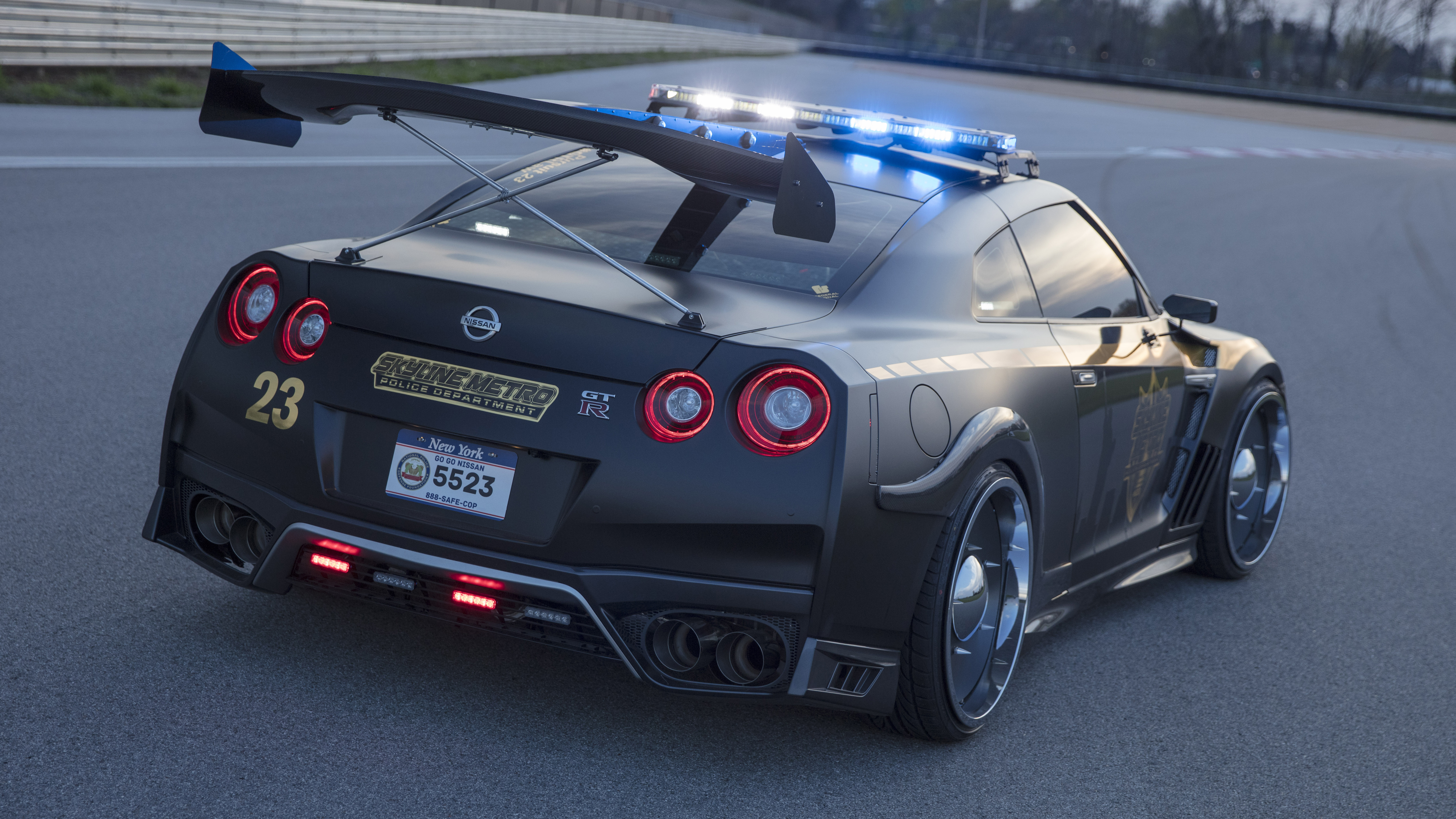 It’s Copzilla, the Nissan GTR police car Top Gear