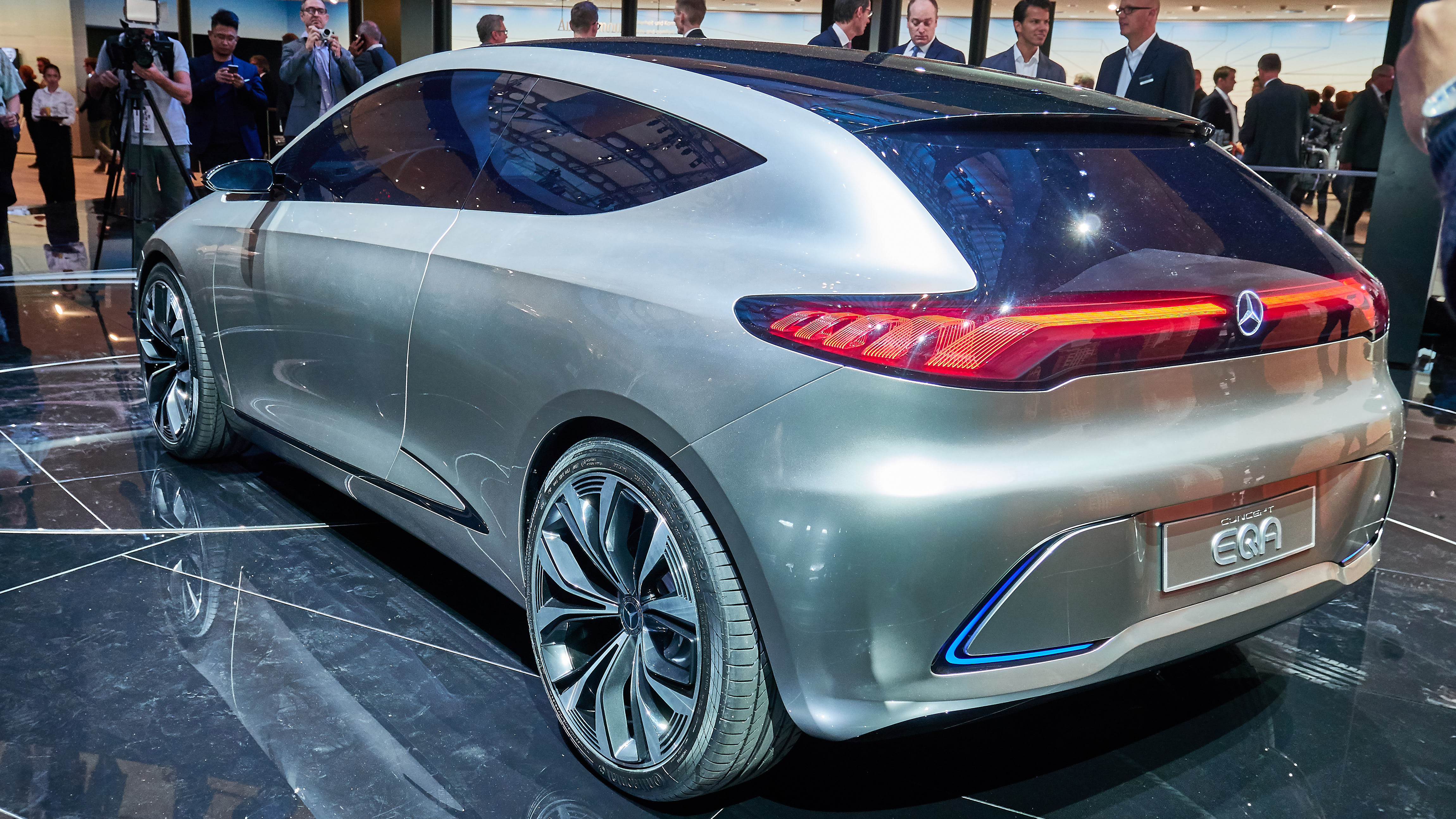 This Mercedes EQA concept is a 270bhp electric hatch