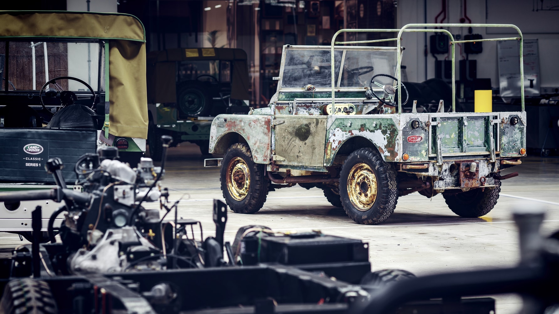 Land Rover’s first launch star has been saved from someone’s garden ...