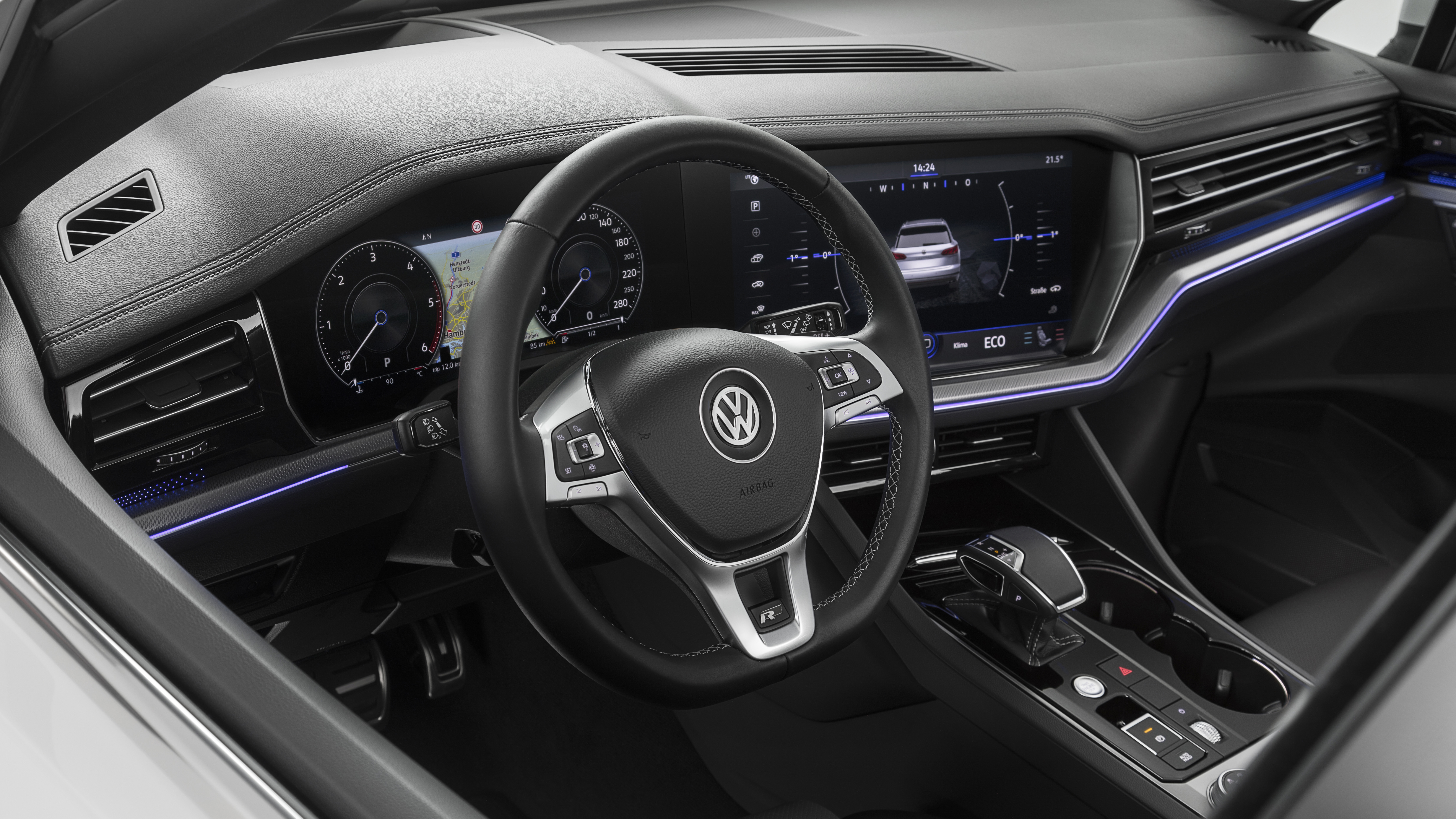 new touareg white interior 16