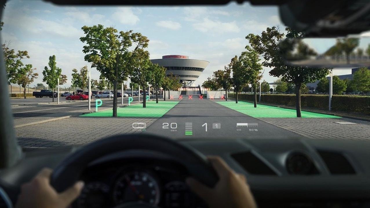 Porsche has invested in race instructor head-up displays