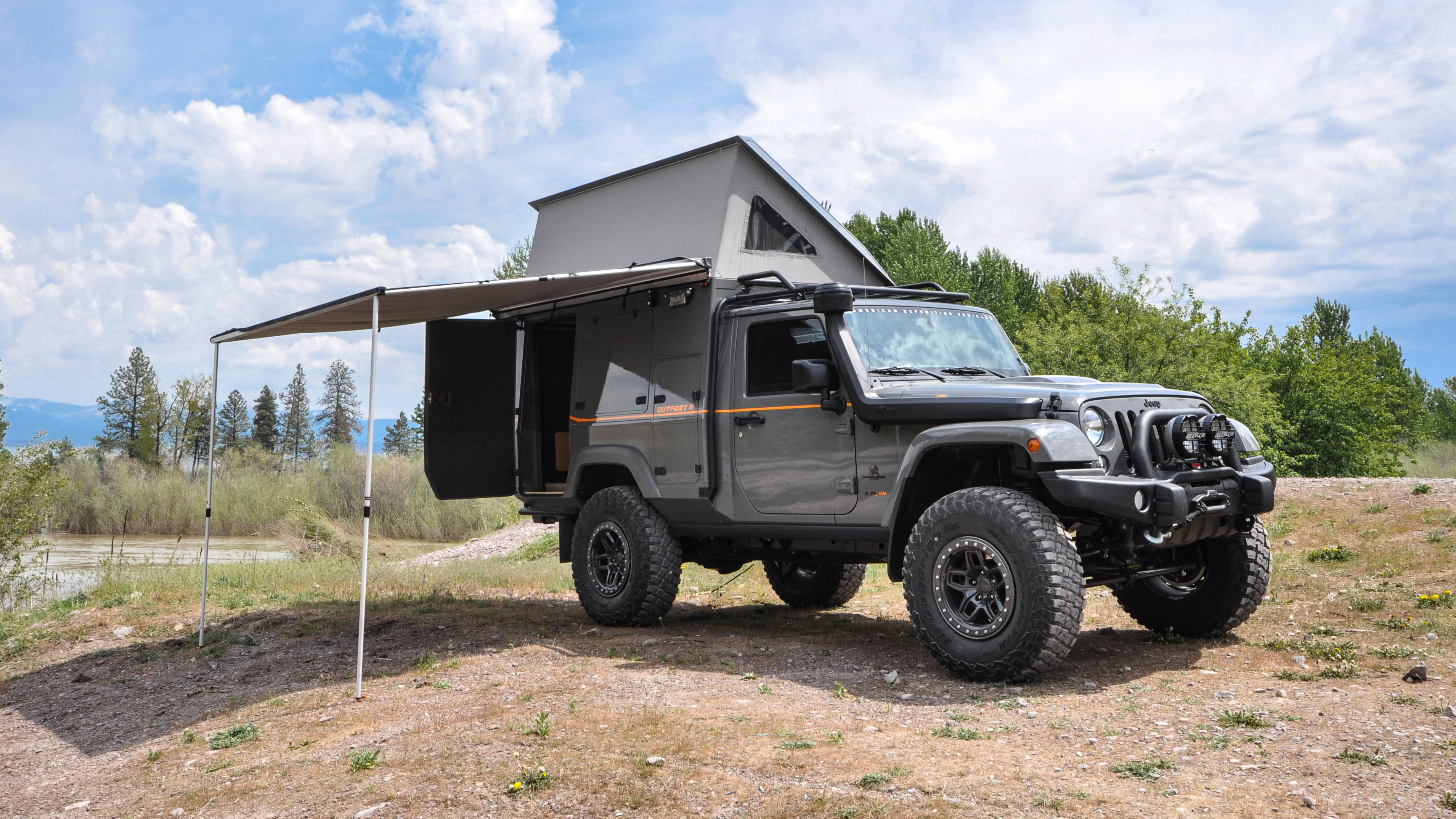 Abandon your house, live in AEV's Jeep Wrangler 'Outpost II' | Top Gear