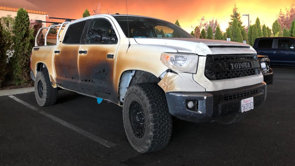 This Toyota Truck Helped A Nurse Save Lives In California Fire Top Gear
