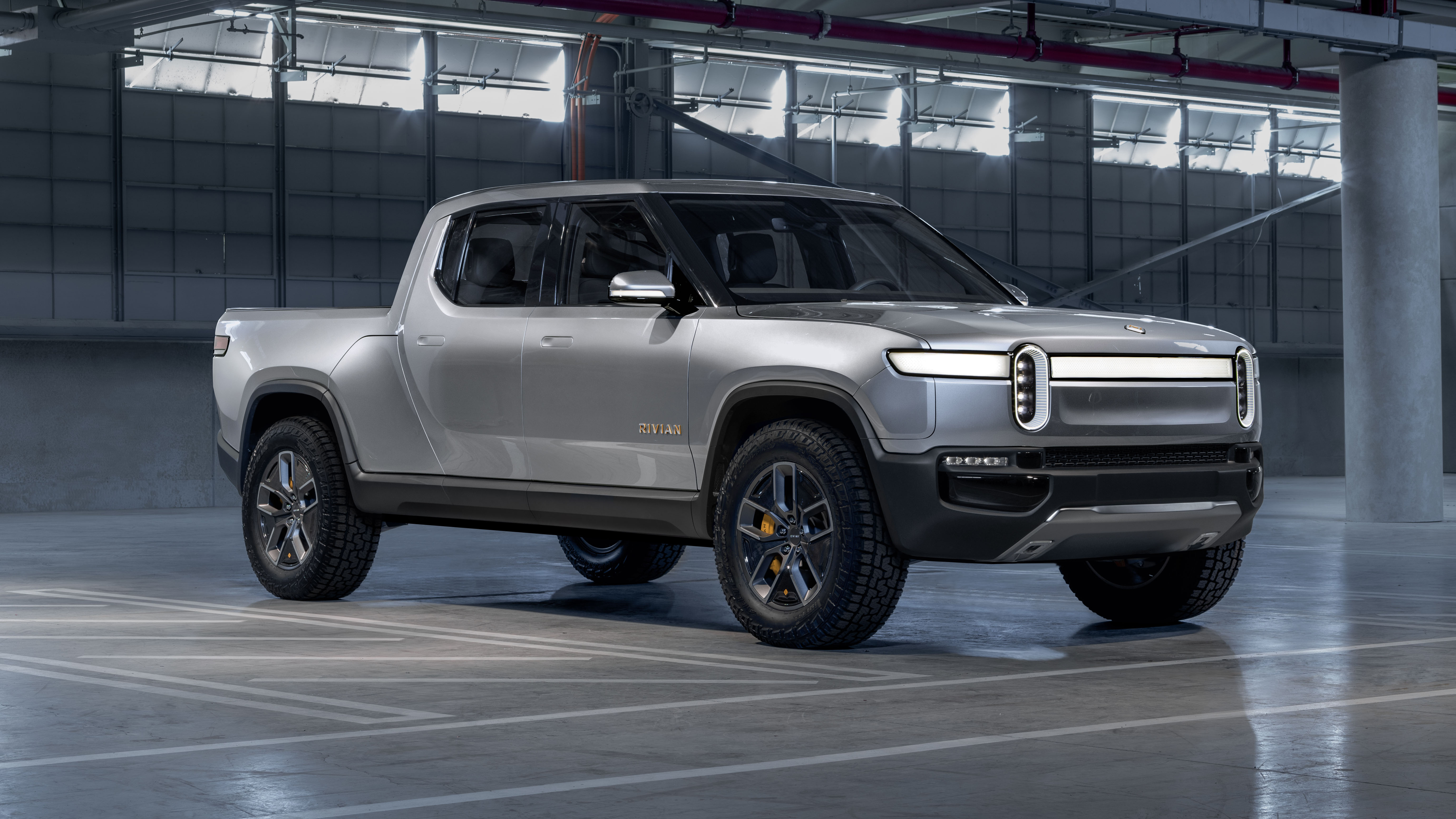 The Rivian R1T is a new electric truck, will do 060mph in 3.0s Top Gear