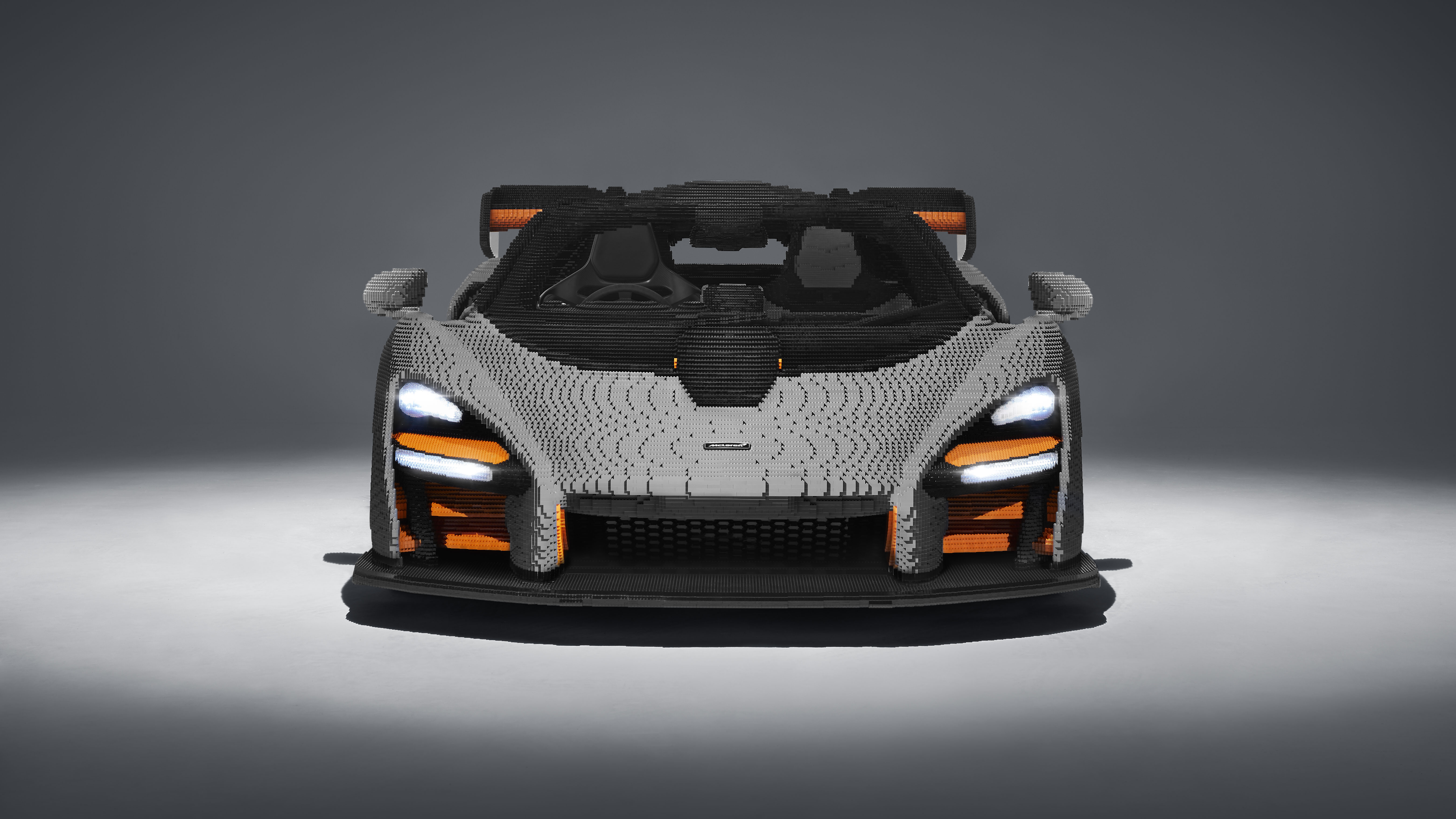 Behold: it's a full-size Lego McLaren Senna!