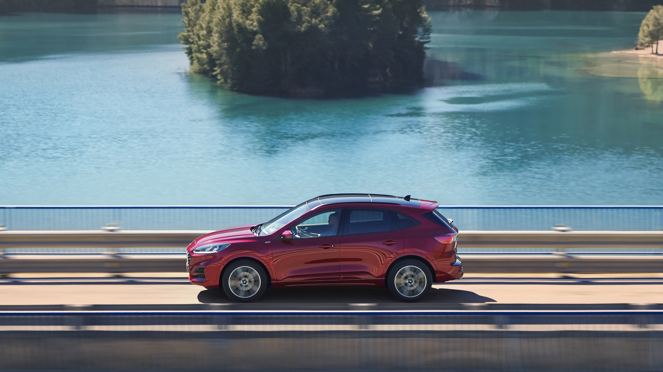 This is the brand new Ford Kuga Top Gear