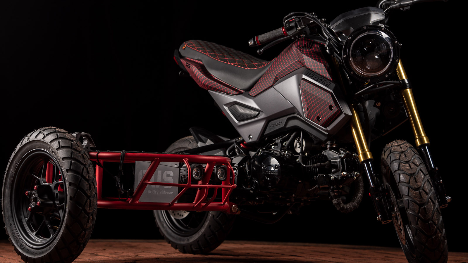 Check out this titchy adventure sidecar Top Gear