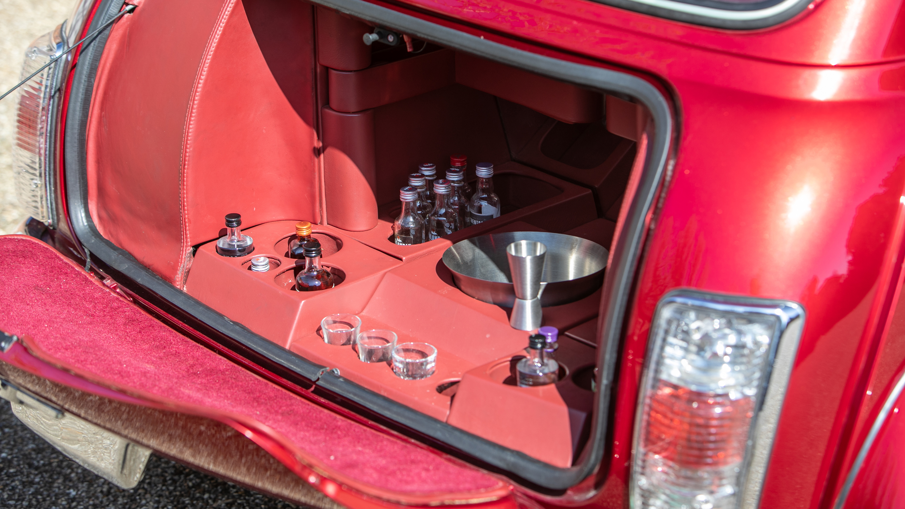 A MiniBar Made From A Real Mini Cooper