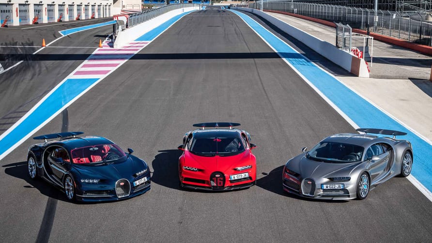 The Bugatti Chiron Sport is testing at Paul Ricard Top Gear