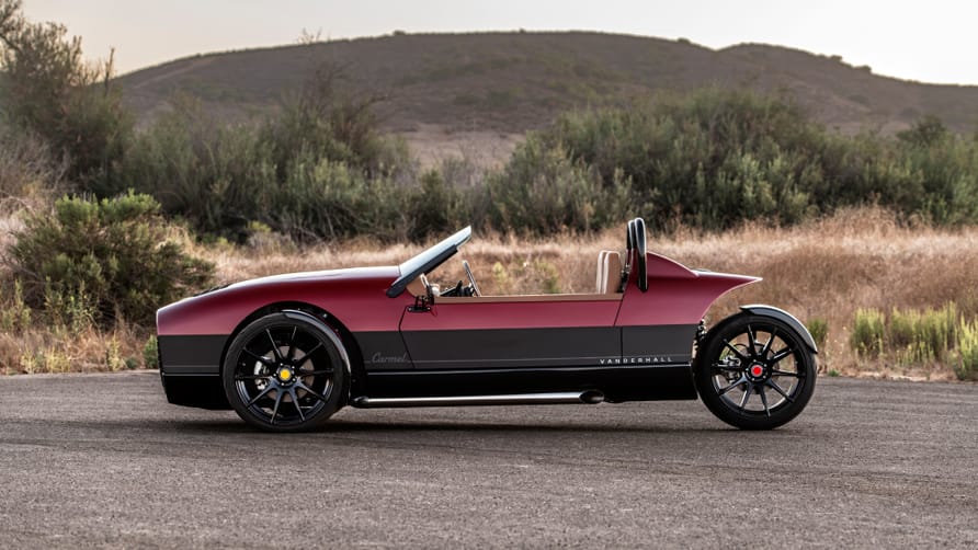 The Vanderhall Carmel is a threewheel 194bhp roadster Top Gear