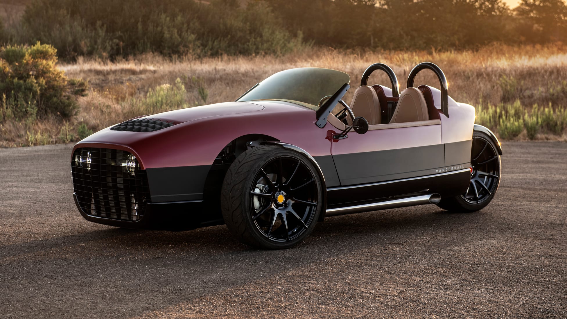 The Vanderhall Carmel is a threewheel 194bhp roadster Top Gear
