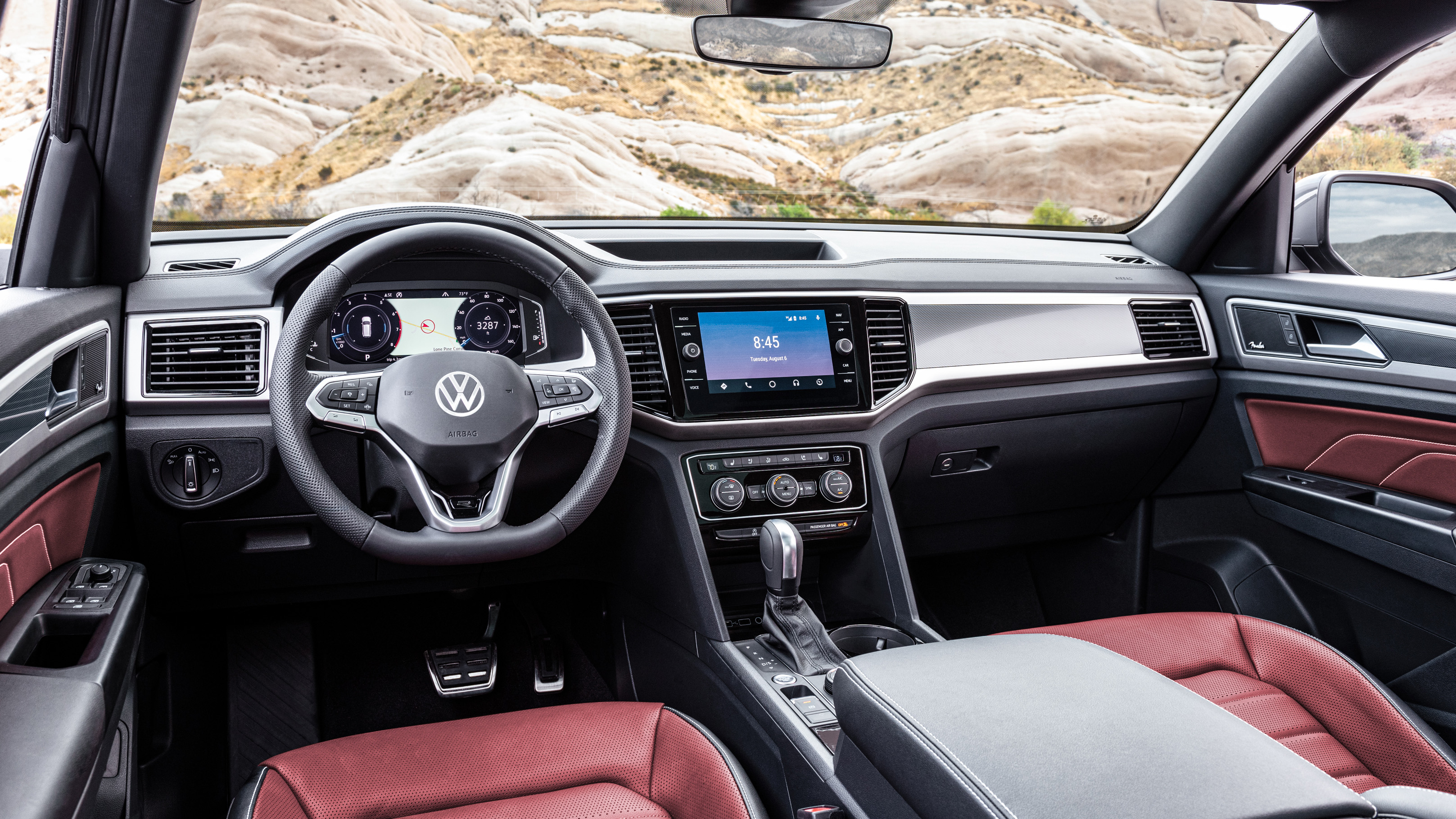 vw atlas cross sport interior ambient lighting