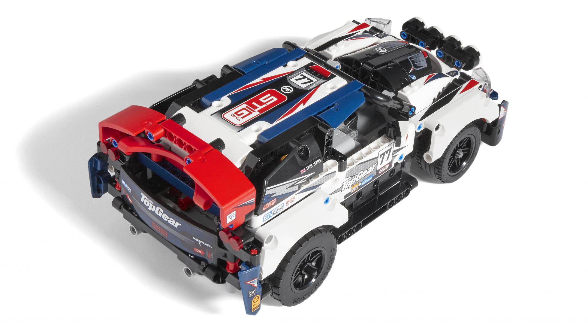 Behold the remote controlled Lego Technic Top Gear Rally Car