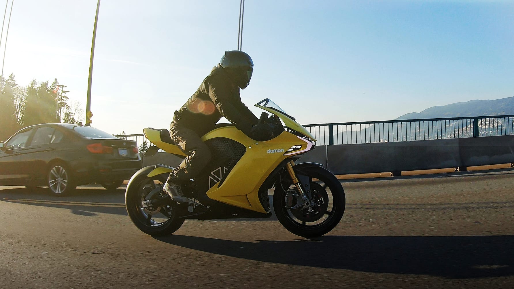 Image showcasing The Damon Hypersport is a motorbike with anti-crash tech | Top Gear