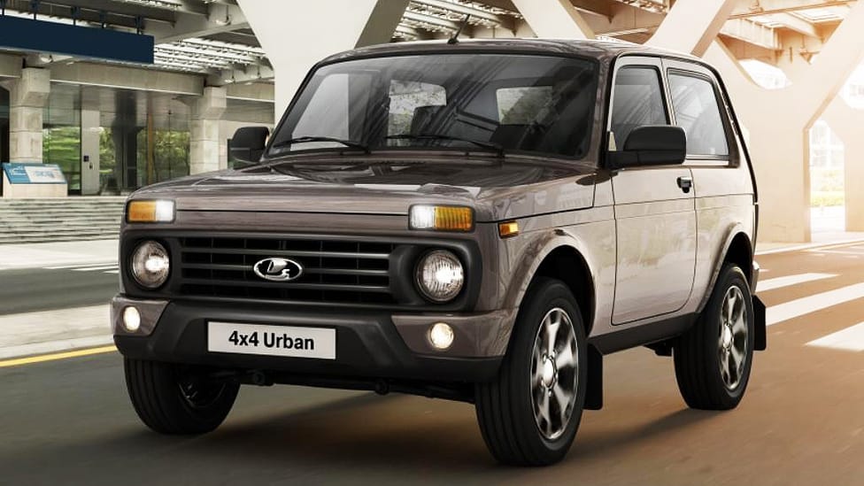 The Lada Niva now has TWO cupholders Top Gear