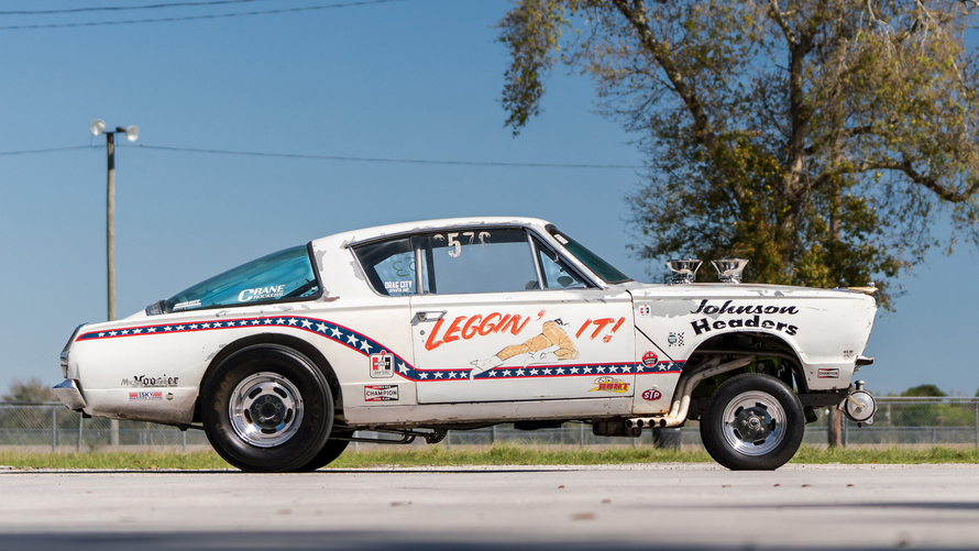 This awesome hauler and drag car combo 