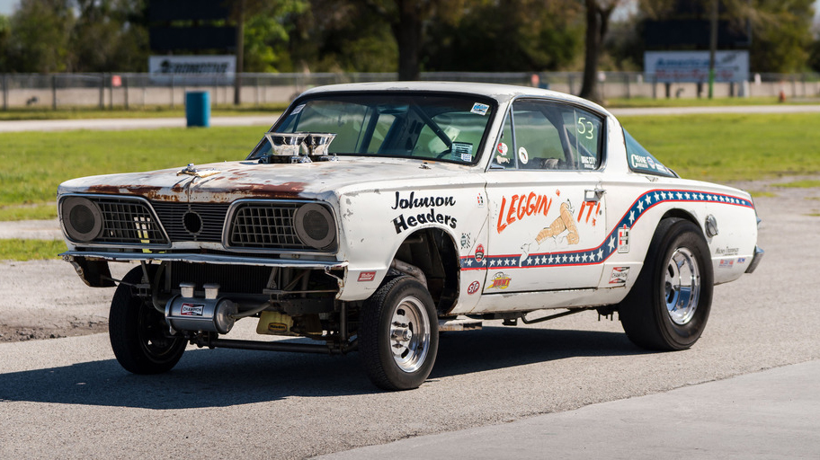 This awesome hauler and drag car combo 