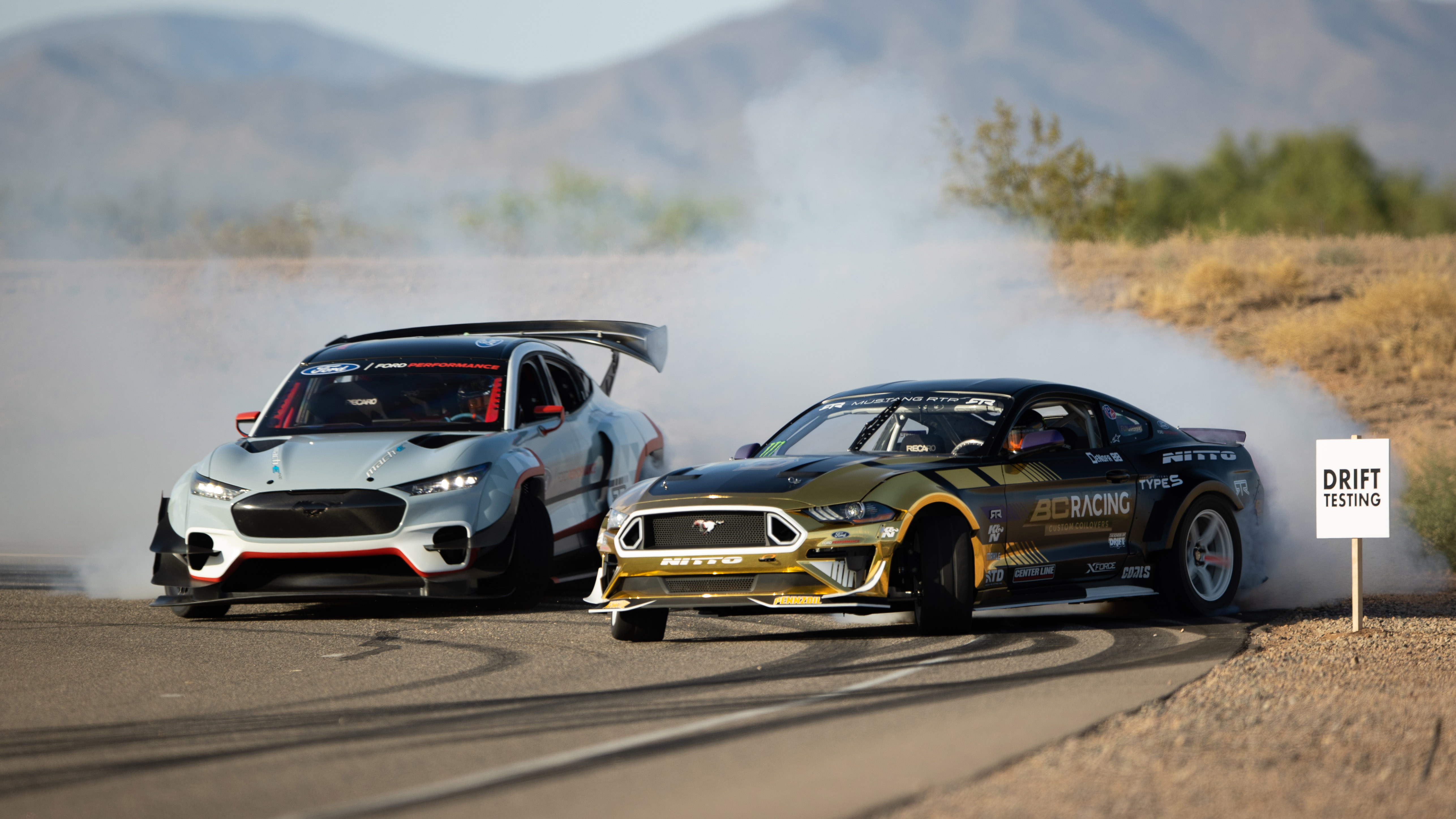 Ford mustang mach clearance e drift