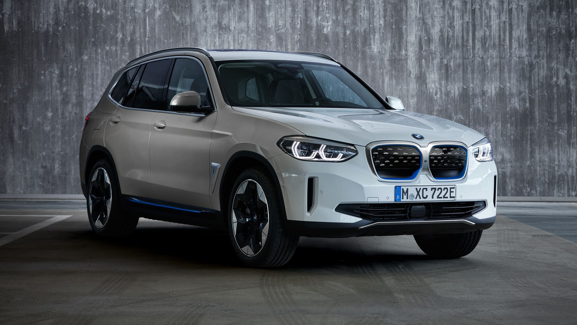This is it the fully electric BMW iX3 SUV Top Gear