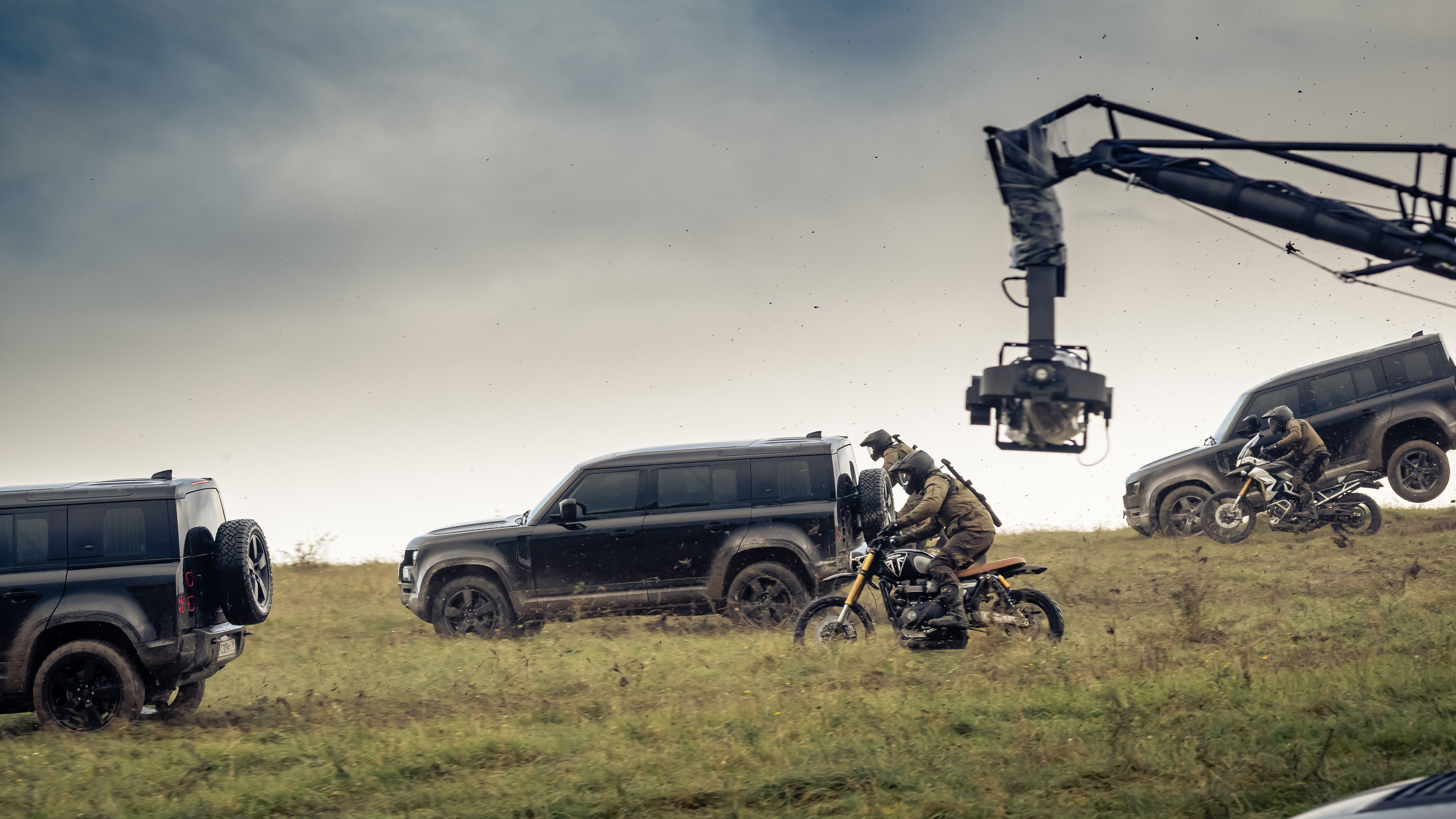 The 'No Time To Die' Defenders are 'standard' Land Rovers