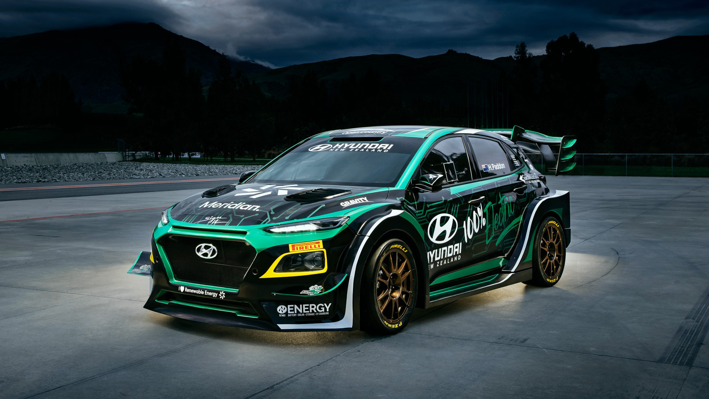 Hyundai kona electric rally car discount