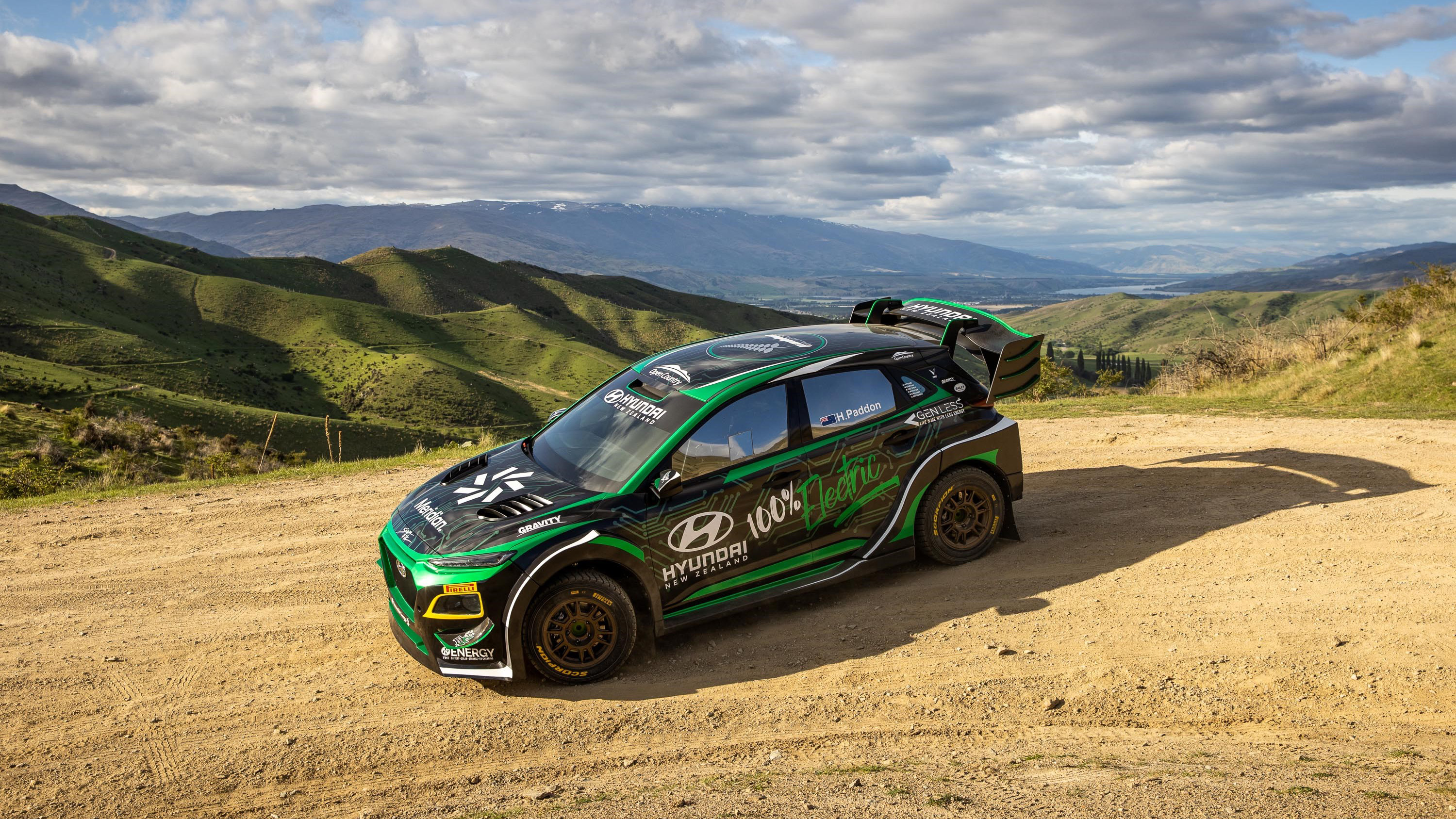 Hyundai electric best sale rally car